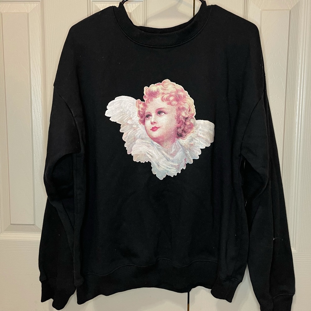 Black Angel Crewneck